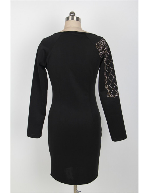 Black LS Dress
