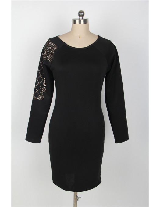 Black LS Dress