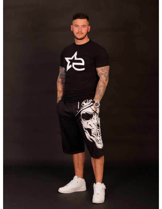 BSAT Cali Skull Shorts Black