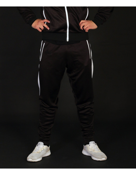 BSAT Panther Track Pants BlackNWhite