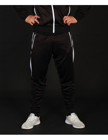 BSAT Panther Track Pants BlackNWhite