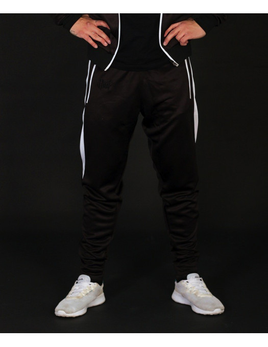 BSAT Panther Track Pants BlackNWhite