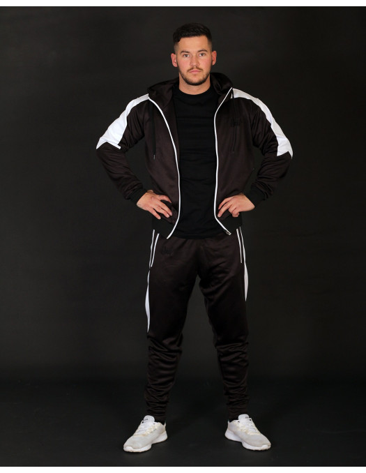 BSAT Panther Track Pants BlackNWhite