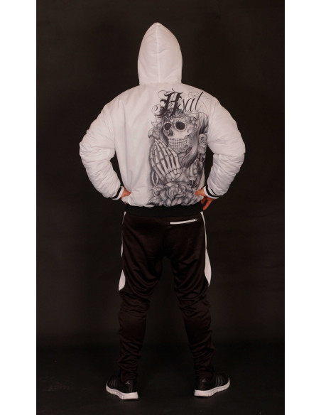 BSAT Panther Track Pants BlackNWhite