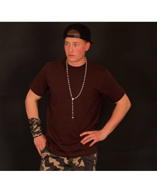 Access C-Neck Tee Brown