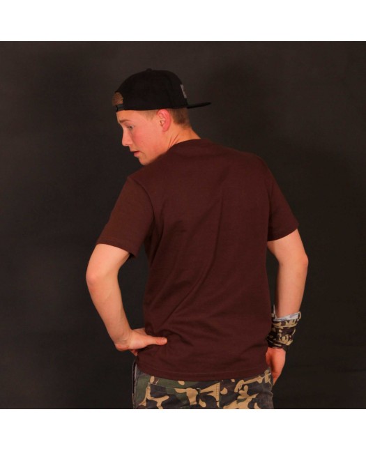 Access C-Neck Tee Brown