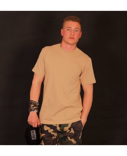 Access C-Neck Tee Khaki