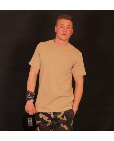 Access C-Neck Tee Khaki