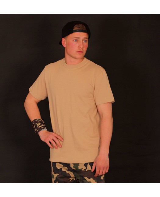 Access C-Neck Tee Khaki