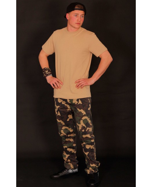 Access C-Neck Tee Khaki