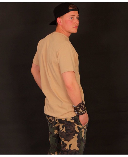 Access C-Neck Tee Khaki