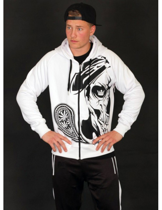 BSAT Smokin Skull ZipHoodie