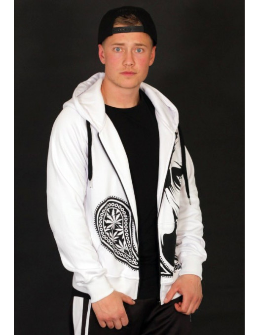 BSAT Smokin Skull ZipHoodie