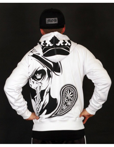 BSAT Smokin Skull ZipHoodie