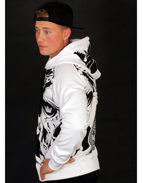 BSAT Smokin Skull ZipHoodie