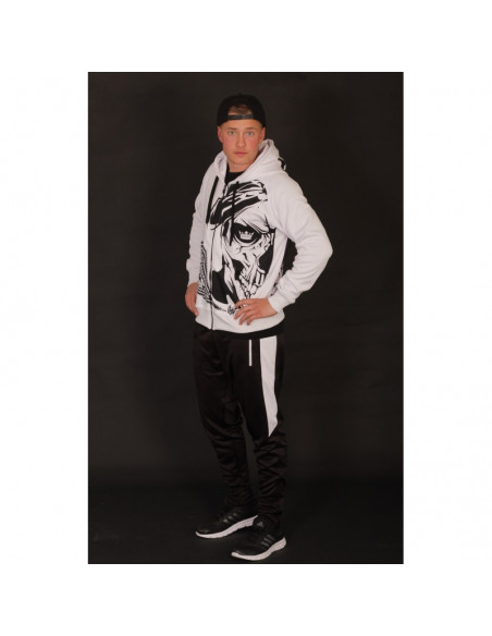 BSAT Smokin Skull ZipHoodie