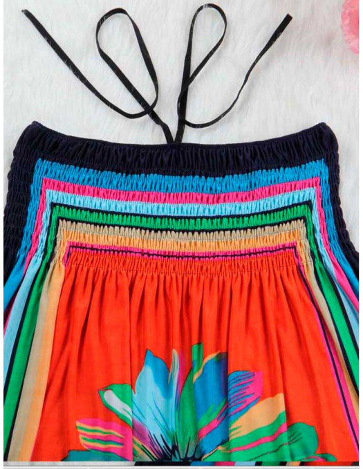 Flower Power Dress Orange