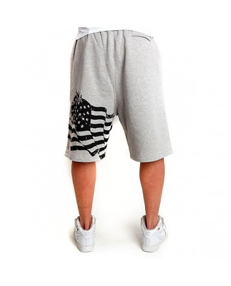 Cocaine Life US Fleece Shorts Grey/Black