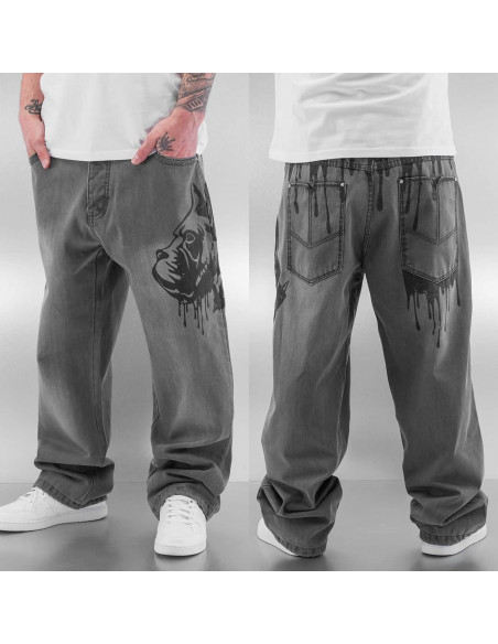 DNGRS Dog Baggy Jeans Dark Grey