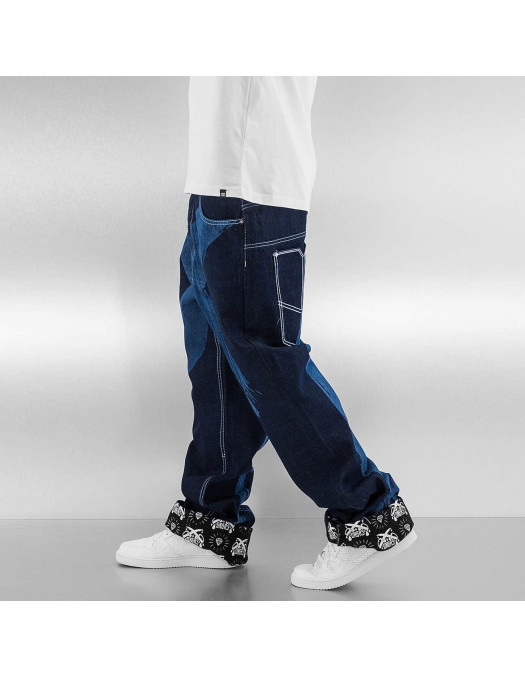 DNGRS Cross Baggy Jeans Dark Blue