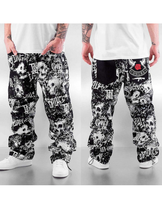 DNGRS Death Baggy Jeans Black