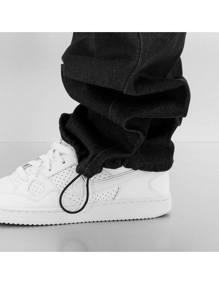 DNGRS Skull Baggy Jeans Black