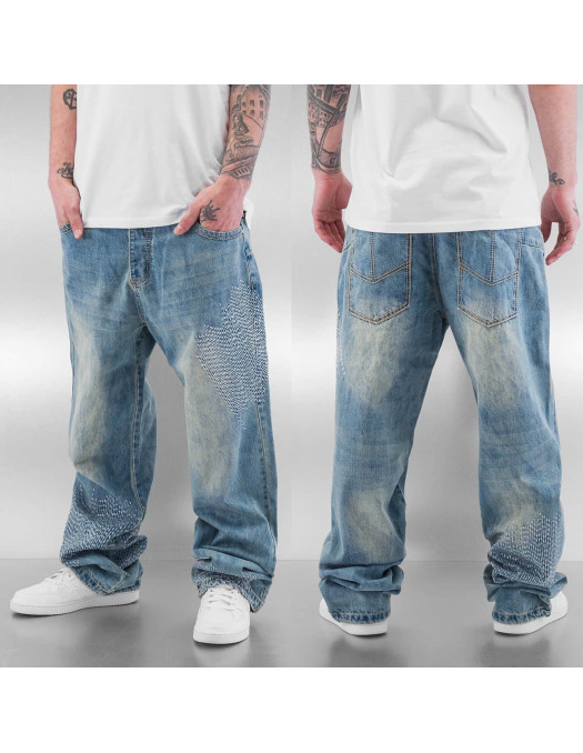 DNGRS Baggy Stitch Jeans Light Blue