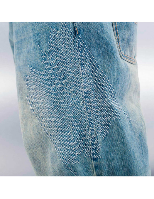 DNGRS Baggy Stitch Jeans Light Blue