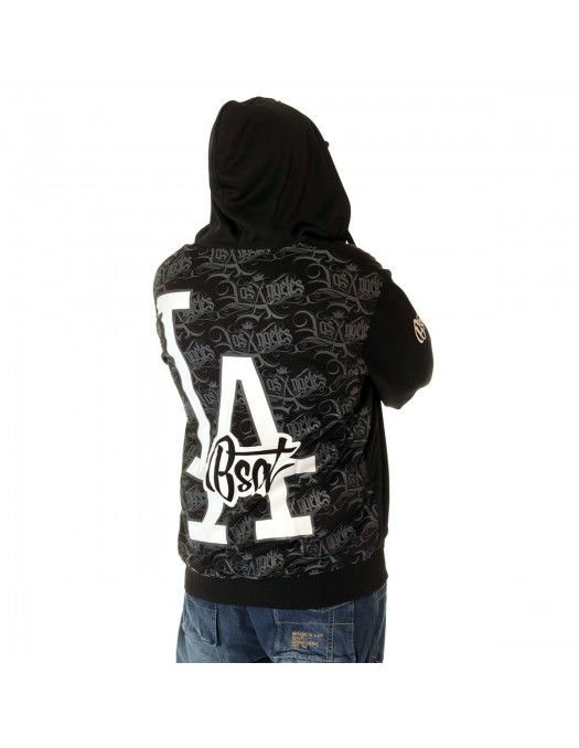 BSAT Los Angeles ZipHoodie Black