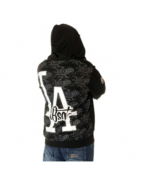 BSAT Los Angeles ZipHoodie Black