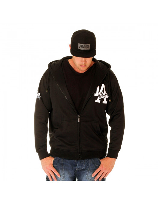 BSAT LA Cali Swag ZipHoodie Black