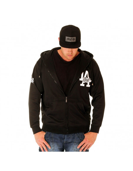 BSAT LA Cali Swag ZipHoodie Black