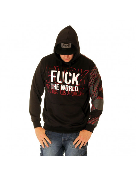 BSAT Tupac Art Hoodie Black/Grey/Red