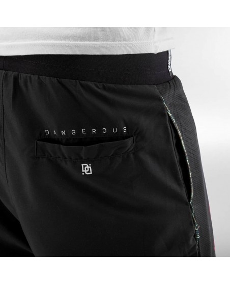 DGNRS Skull Shorts Black/Red/White