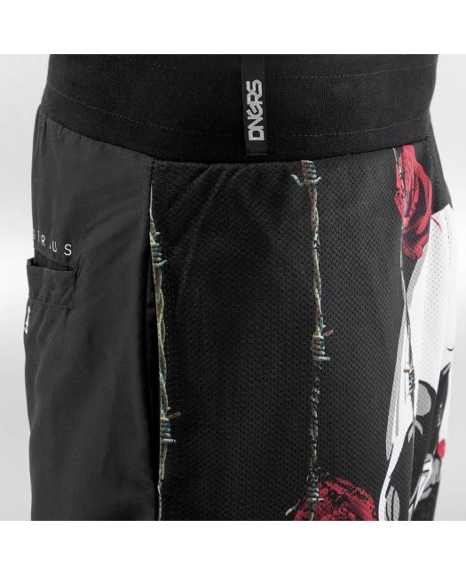 DGNRS Skull Shorts Black/Red/White