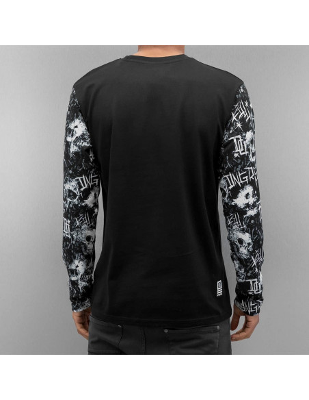 DGNRS Death Tee L/S BlackNWhite