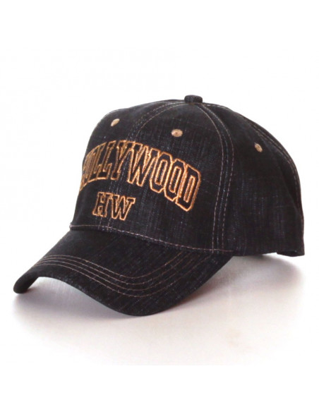 HW Denim Fashion Cap/Black
