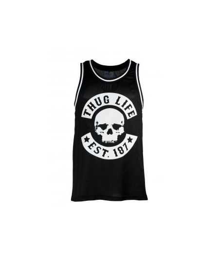 Thug Life Skull TankTop Black