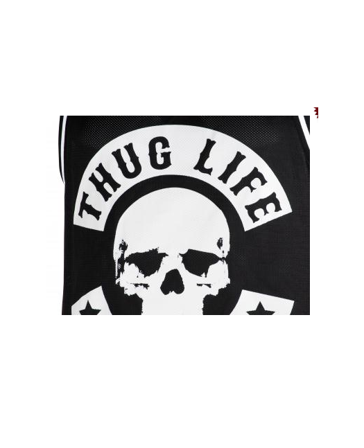 Thug Life Skull TankTop Black