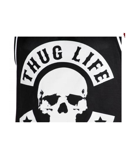 Thug Life Skull TankTop Black