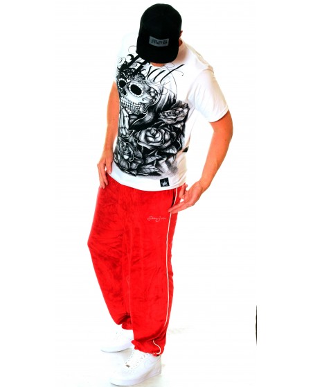 Sean John Lounge Wear Pants RedNWhite
