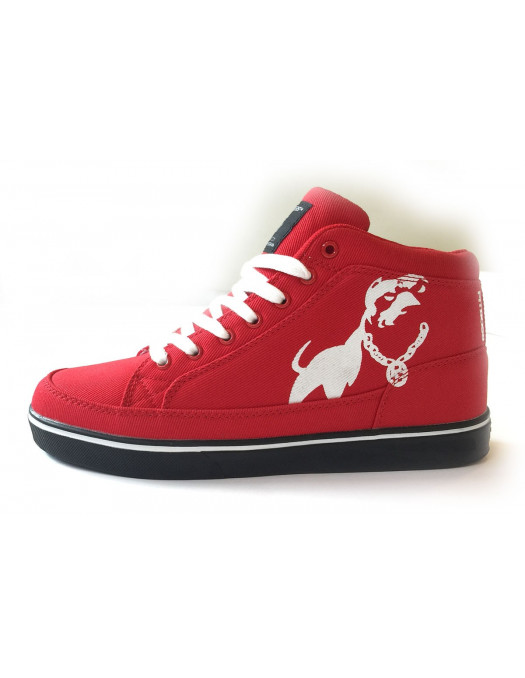 Doggz Dept. RedNWhite Sneakers from...