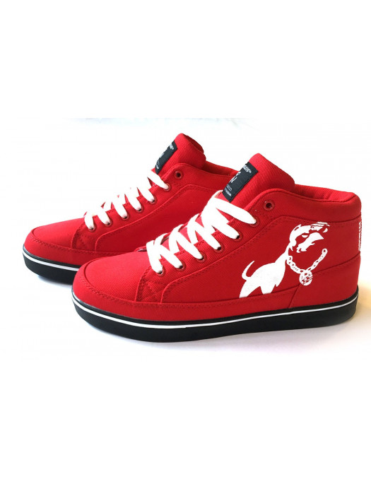 Doggz Dept. RedNWhite Sneakers from...