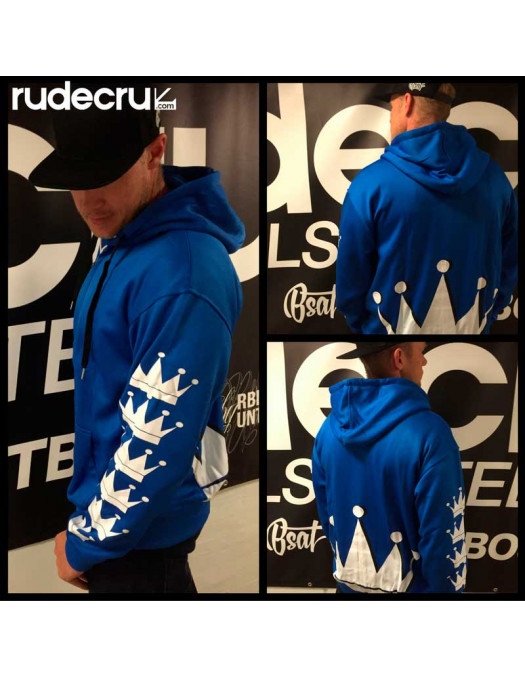 Crown Bronx Hoodie Royal Blue by BSAT