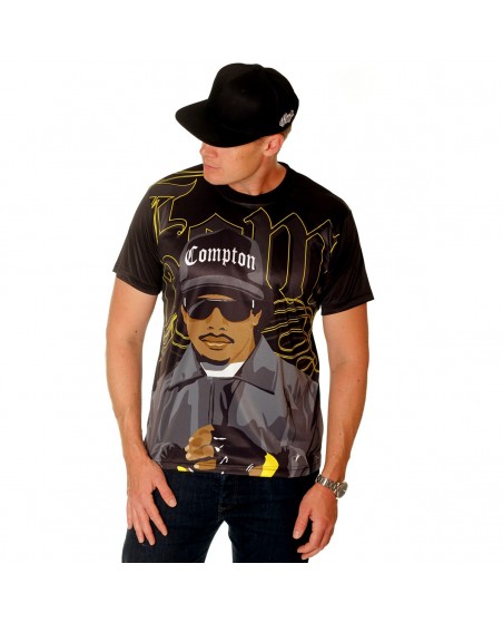 BSAT GangstaRap Legend Eazy Sublimation Custom Fit tee