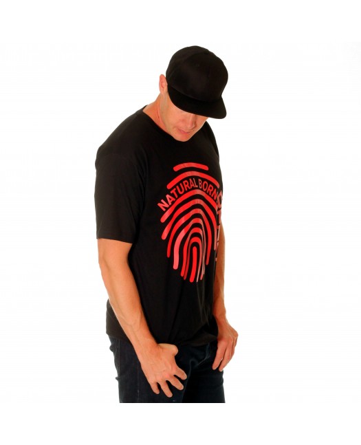 Natural Born Rebel Fingerprint Tee by...
