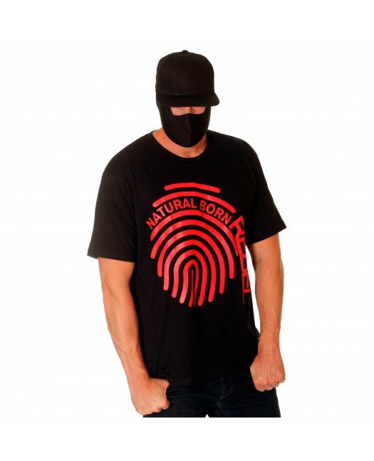 Natural Born Rebel Fingerprint Tee by...