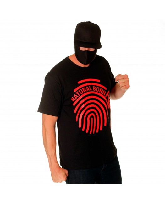 Natural Born Rebel Fingerprint Tee by...