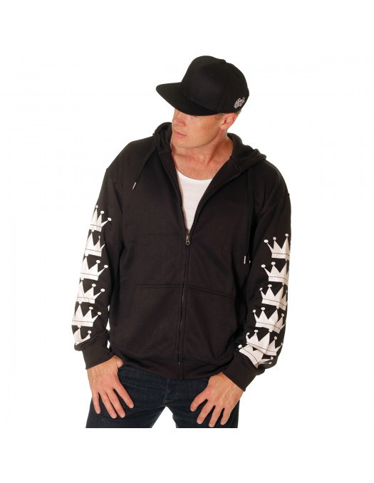 Crown Bronx Hoodie Black by BSAT