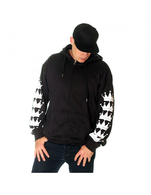 Crown Bronx Hoodie Black by BSAT